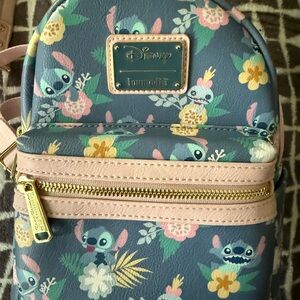 Loungefly |Disney Stitch Floral Pattern Backpack (never used)